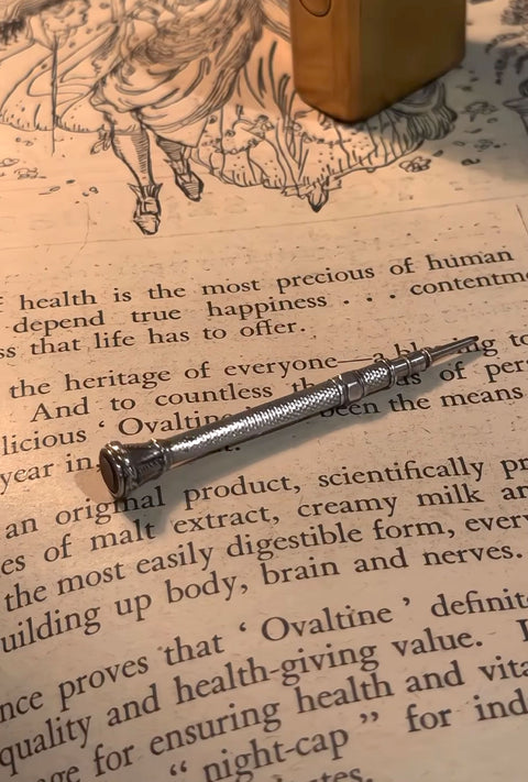 英國維多利亞時期銀製滑動鉛筆