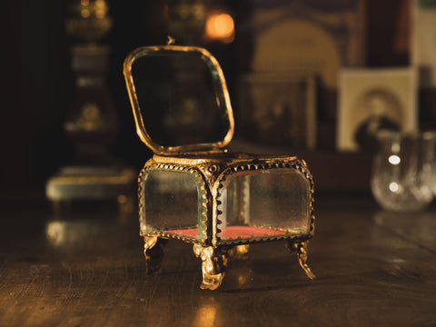 法 國 珠 寶 盒 系 列 ——— Antique Bevelled Glass Jewellery Box