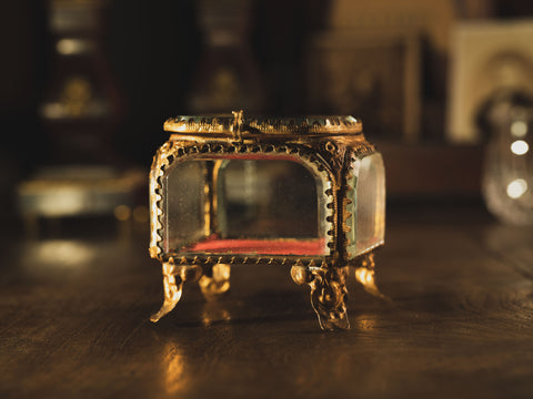 法 國 珠 寶 盒 系 列 ——— Antique Bevelled Glass Jewellery Box