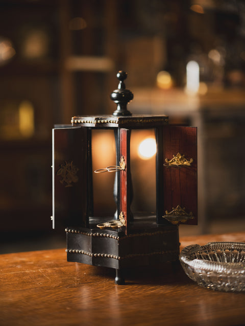 旋轉式雪茄盒 —— Antique Napoleon III Cigar Carousel
