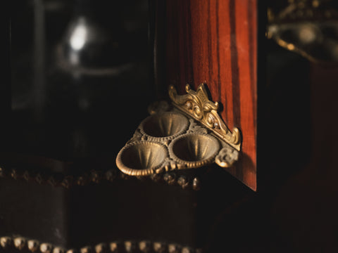 旋轉式雪茄盒 —— Antique Napoleon III Cigar Carousel