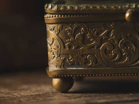法 式 珠 寶 盒 —— Antique French jewelry box