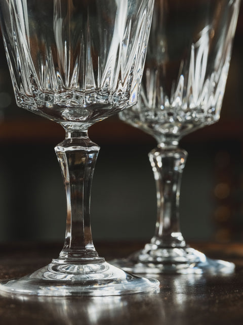 Versailles by Cristal D’Arques-Durand 切割水晶酒杯