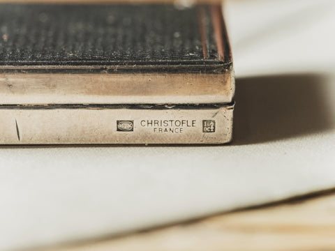 罕有法國1960年代CHRISTOFLE CRANCE 製造的合金收藏拉尺